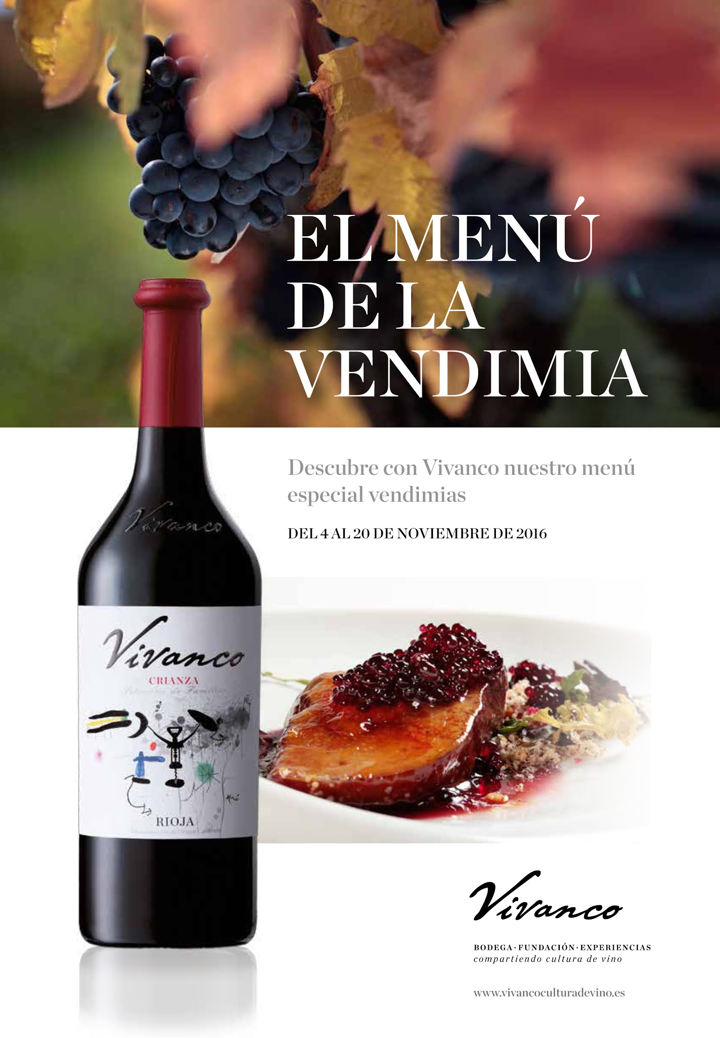 I edición del Menú de la Vendimia