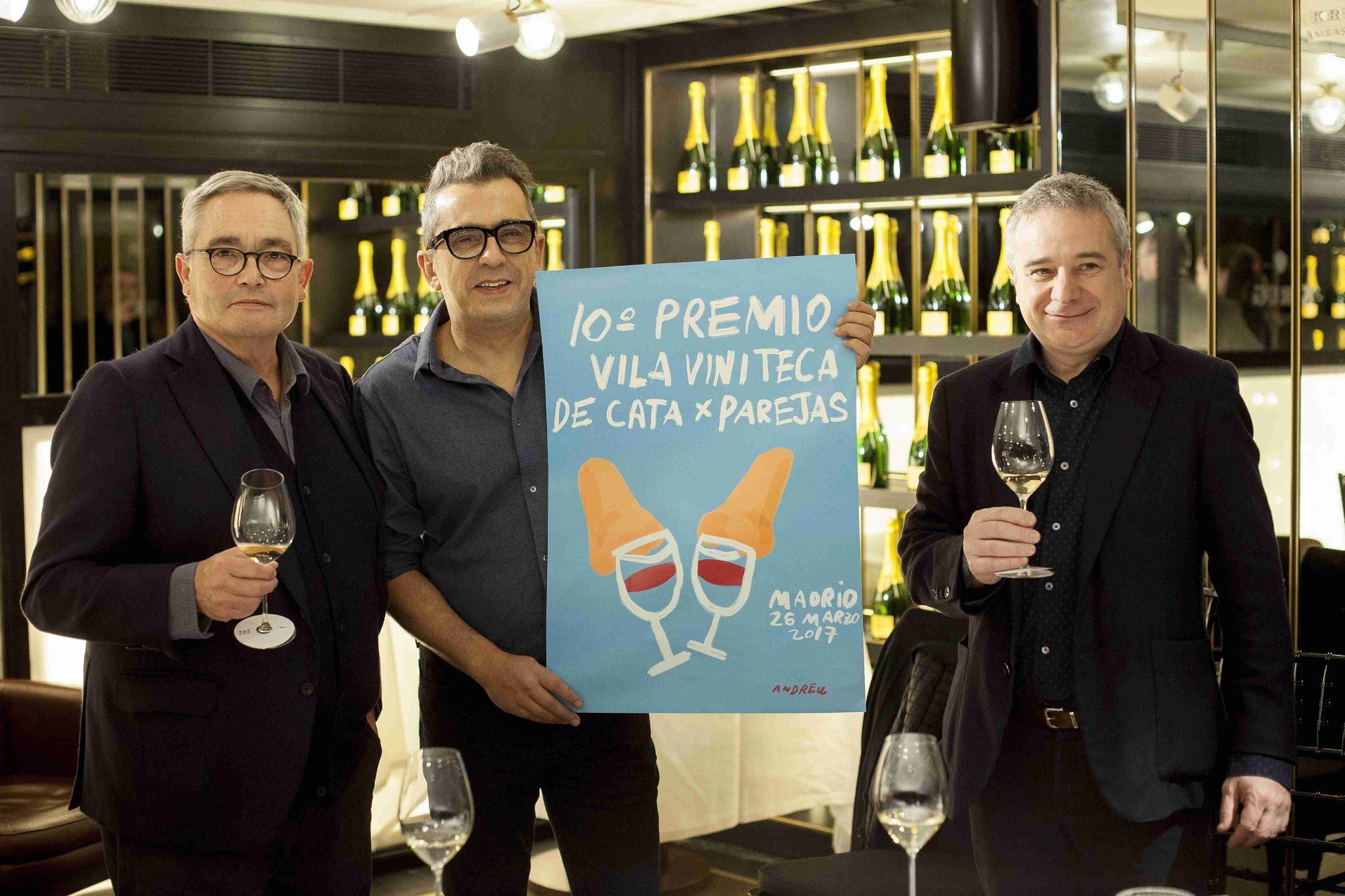 Andreu Buenafuente presenta el cartel del 10º Premio Vila Viniteca de Cata por Parejas