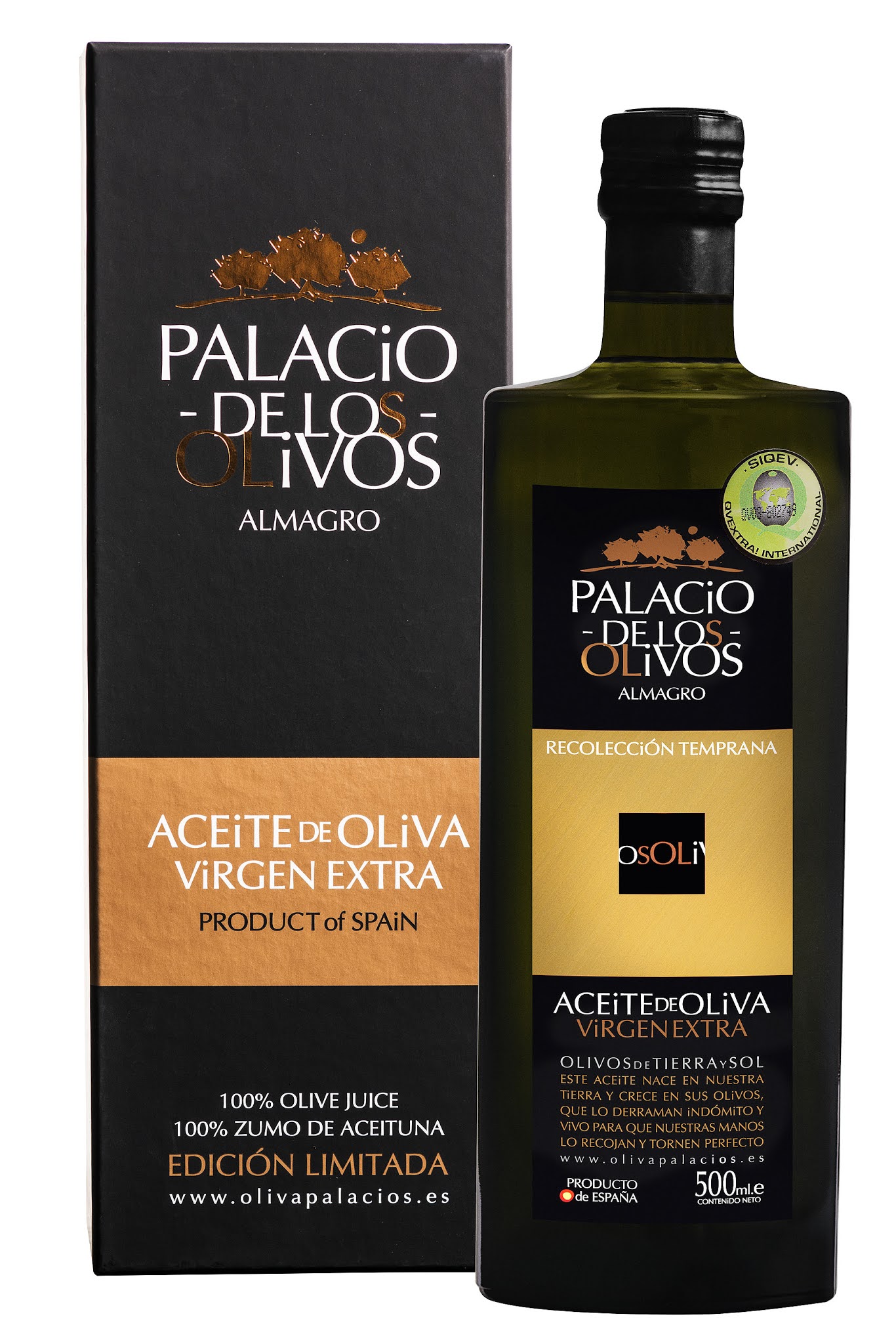 El Ministro de Agricultura entrega el Premio Alimentos de España Mejores Aceites de Oliva Virgen Extra, a Olivapalacios, S.L. por Palacio de Los Olivos