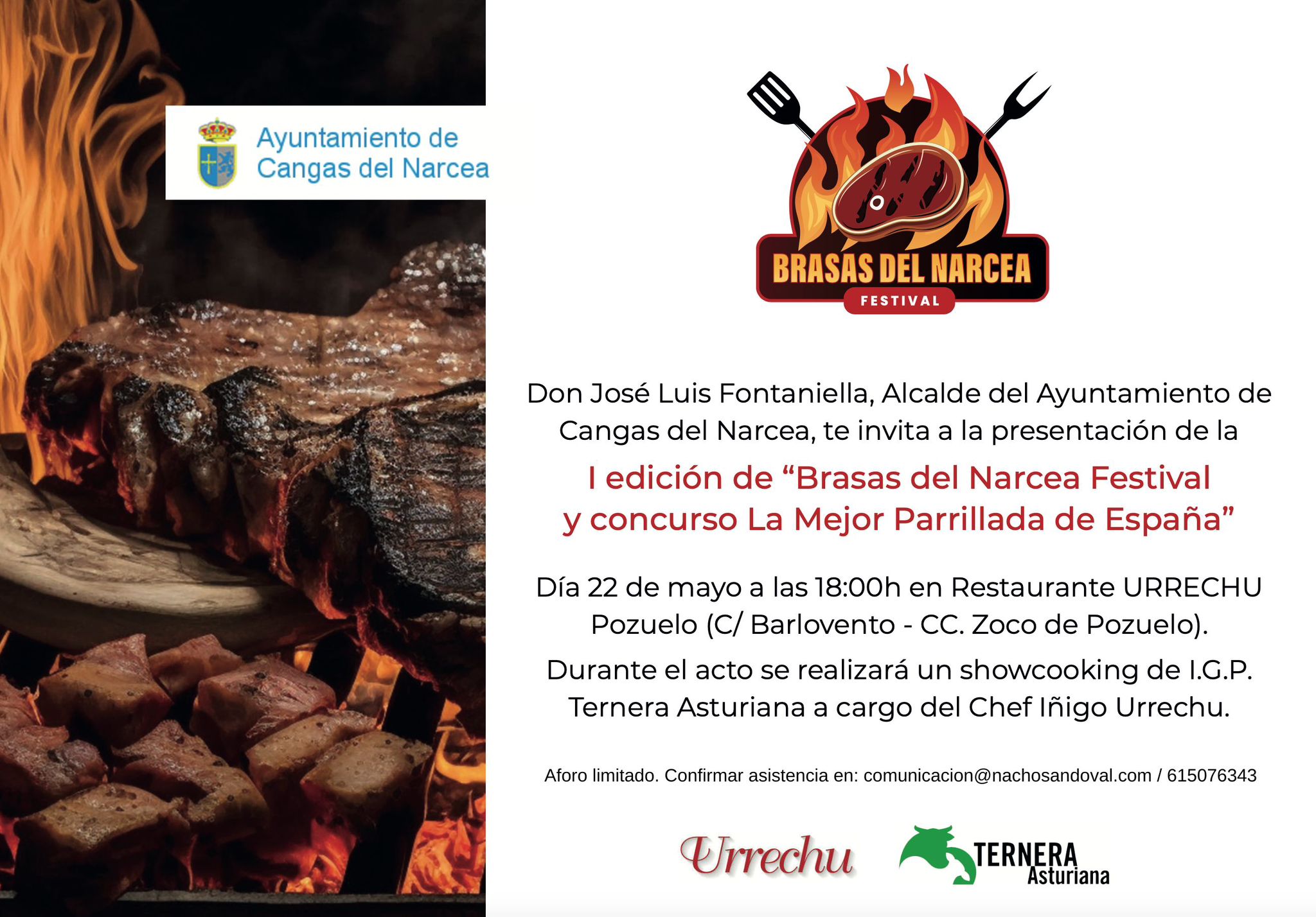 I edición del FESTIVAL BRASAS DEL NARCEA y el concurso LA MEJOR PARRILLADA DE ESPAÑA