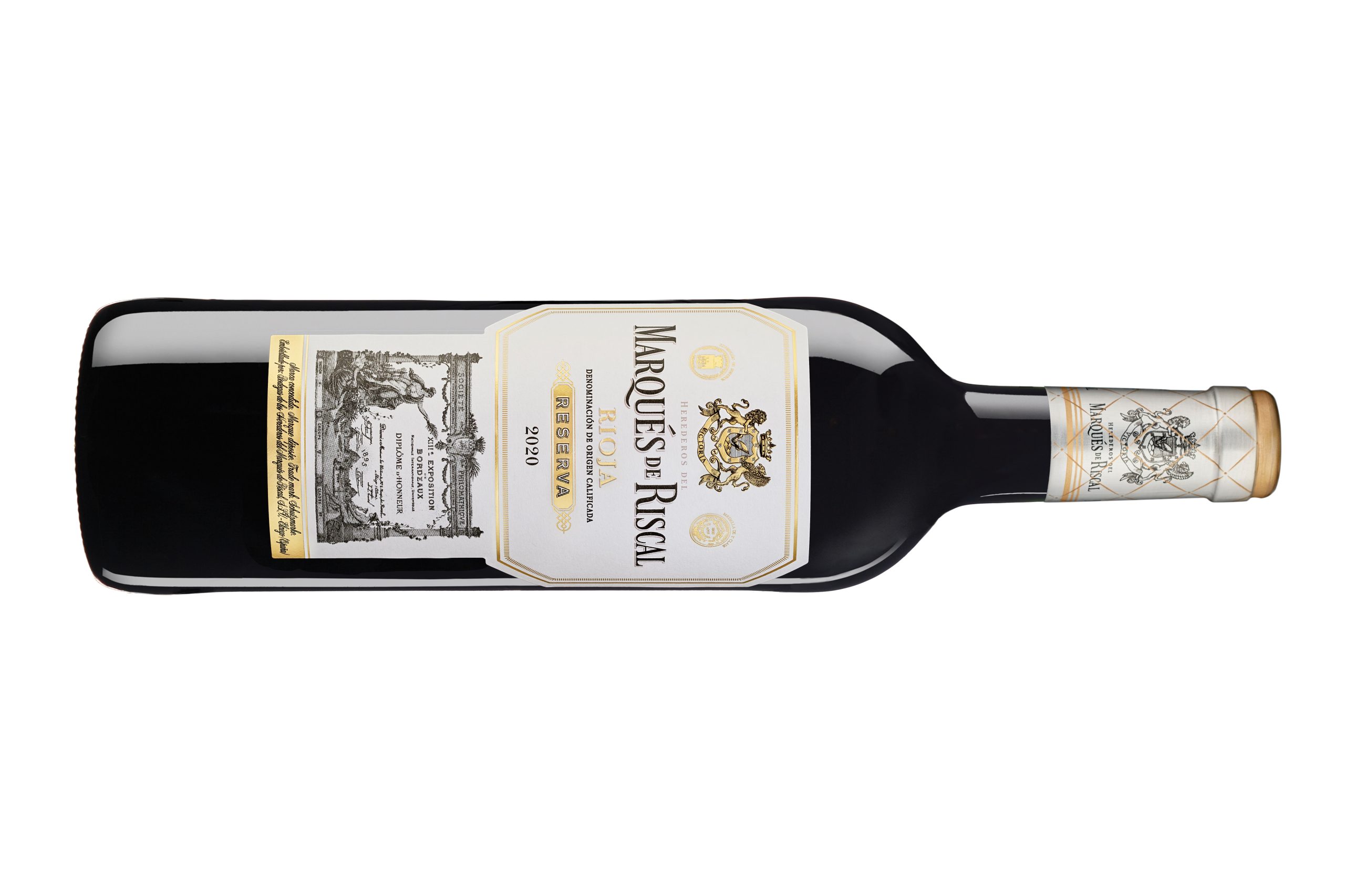 Marqués de Riscal Reserva se despide de su icónica malla dorada en su añada 2020